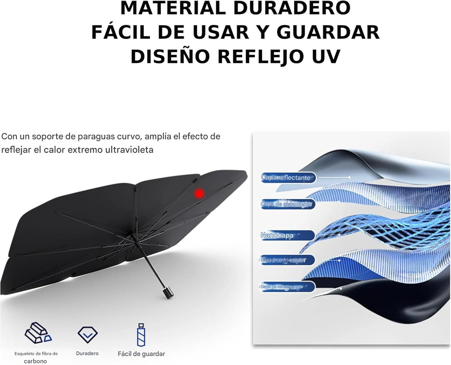 Parasol UV para coche: cuida tu vehículo del calor extremo
